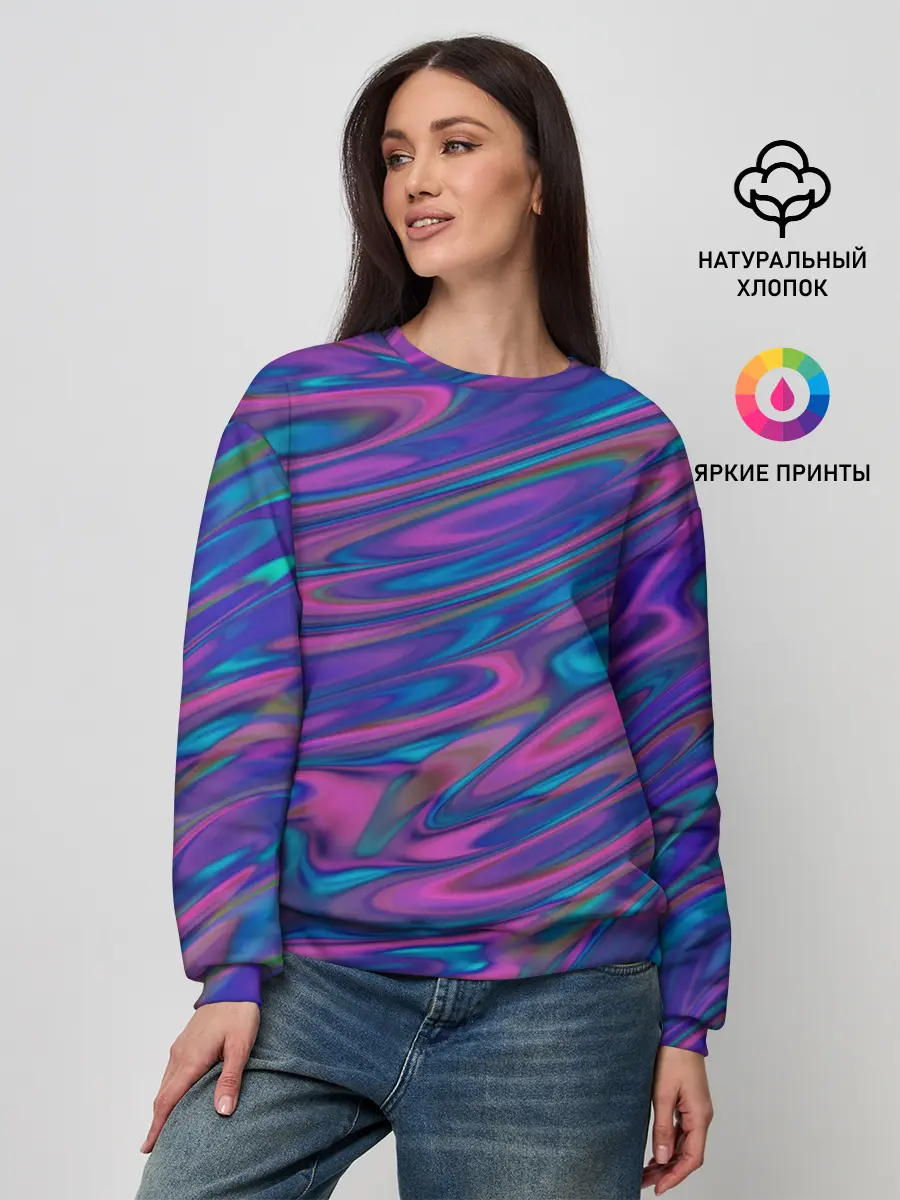 Женский свитшот / Glitch EFFECT