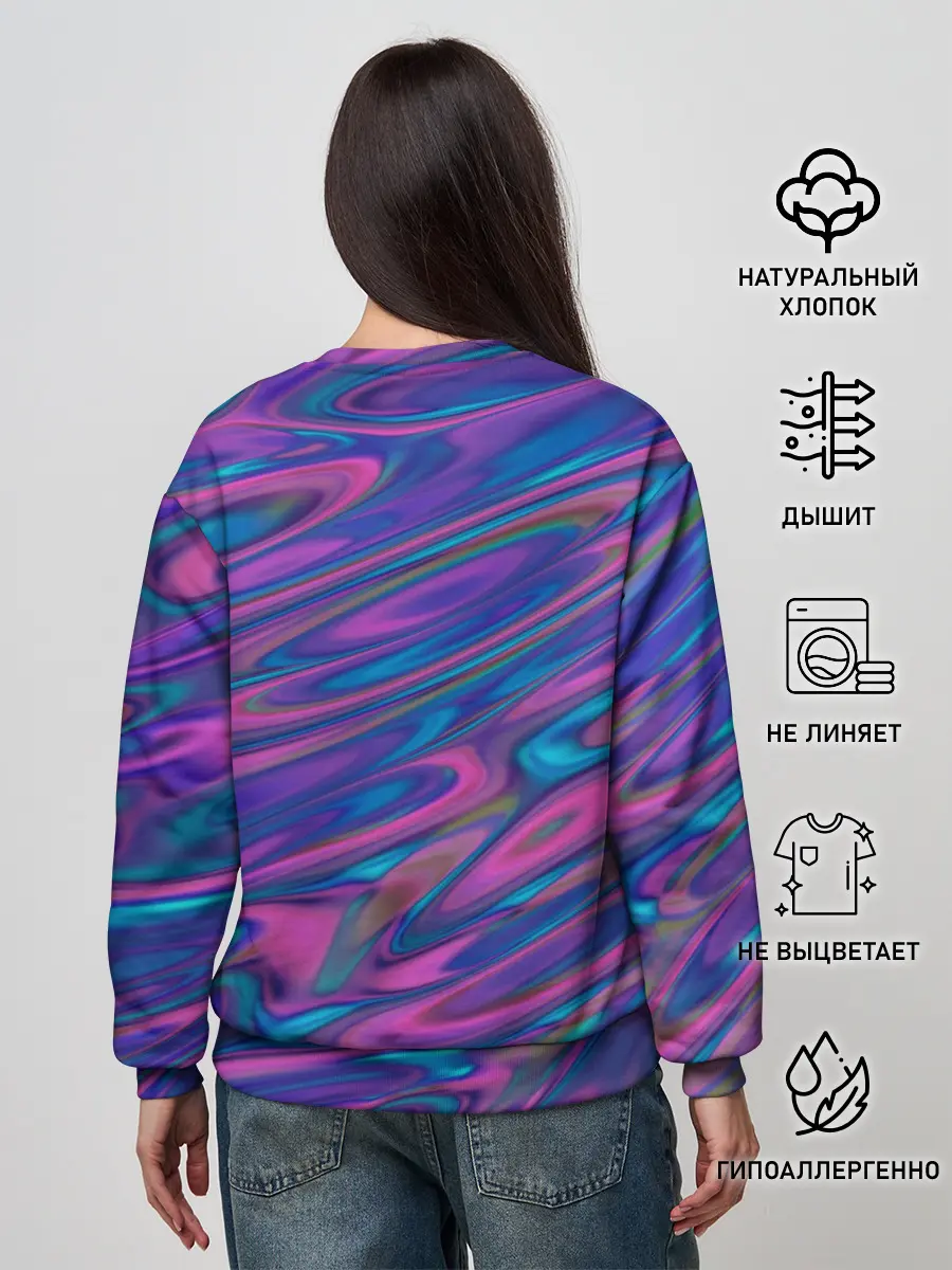 Женский свитшот / Glitch EFFECT