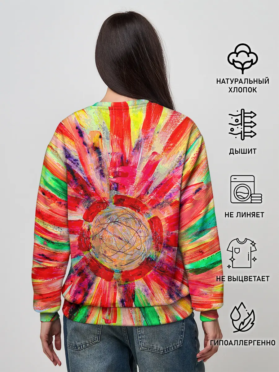 Женский свитшот / Освобождение от 3D