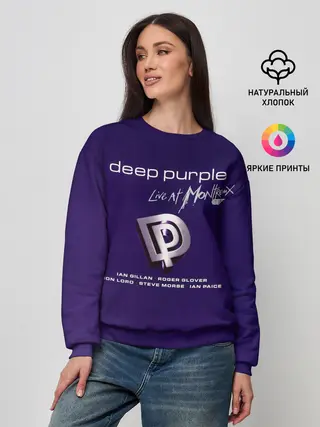 Женский свитшот / Deep Purple - Live at Montreux 1996
