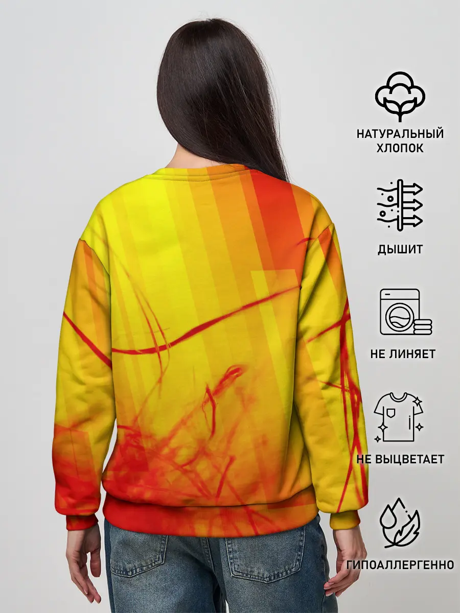 Женский свитшот / Geometry Dash | Red Demon