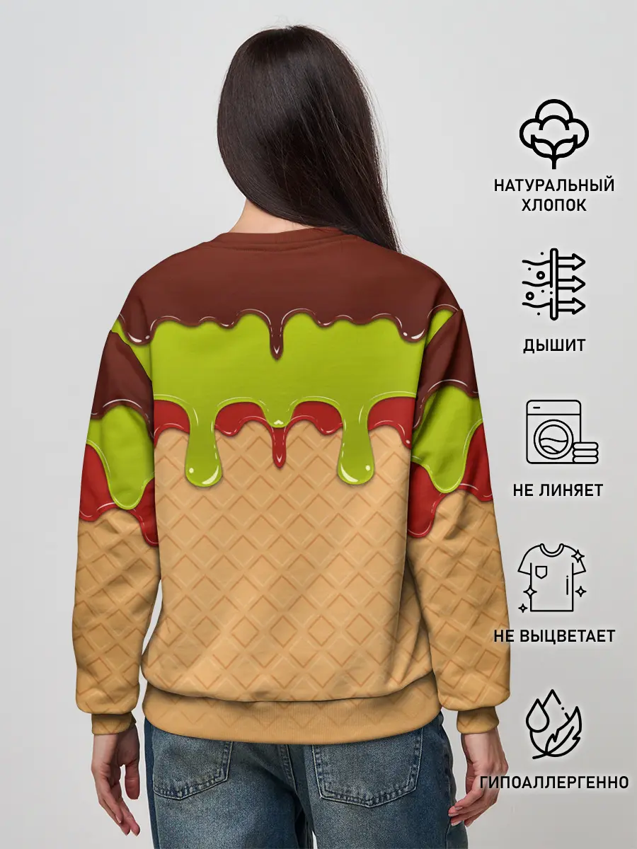 Женский свитшот / Мороженое | Ice Scream