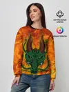 Женский свитшот / Японский дракон | Japanese Dragon