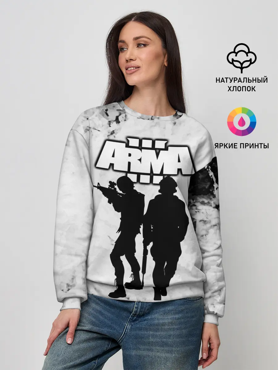 Женский свитшот / Arma / Арма,Tactical Simulator