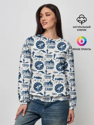 Женский свитшот / Fishing Club