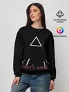 Женский свитшот / Игра в кальмара треугольник