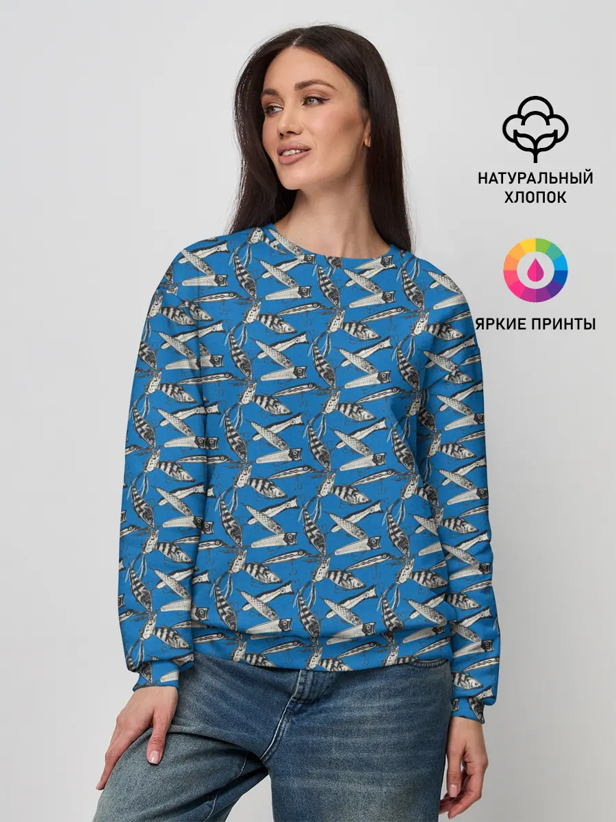 Женский свитшот / Рыболовные Приманки