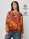 Женский свитшот / Живопись коррозии металла