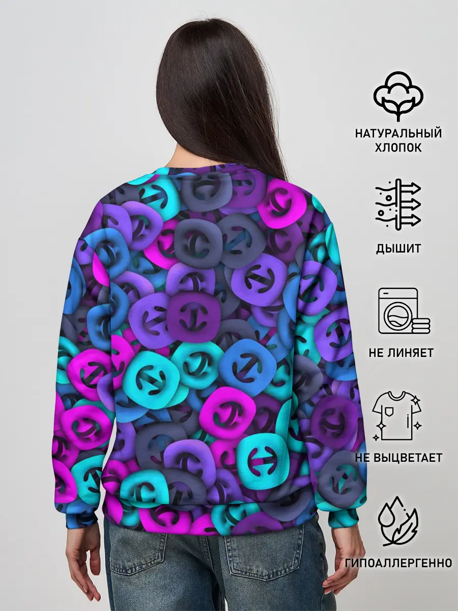 Женский свитшот / Неоновые снаперсы