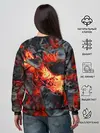 Женский свитшот / Древесные угли