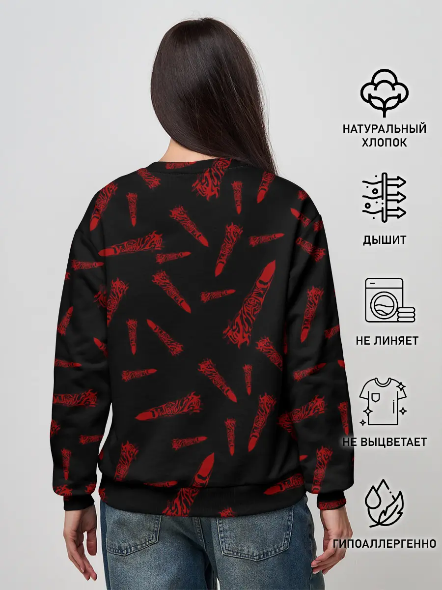 Женский свитшот / Итадори пальцы Магическая битва