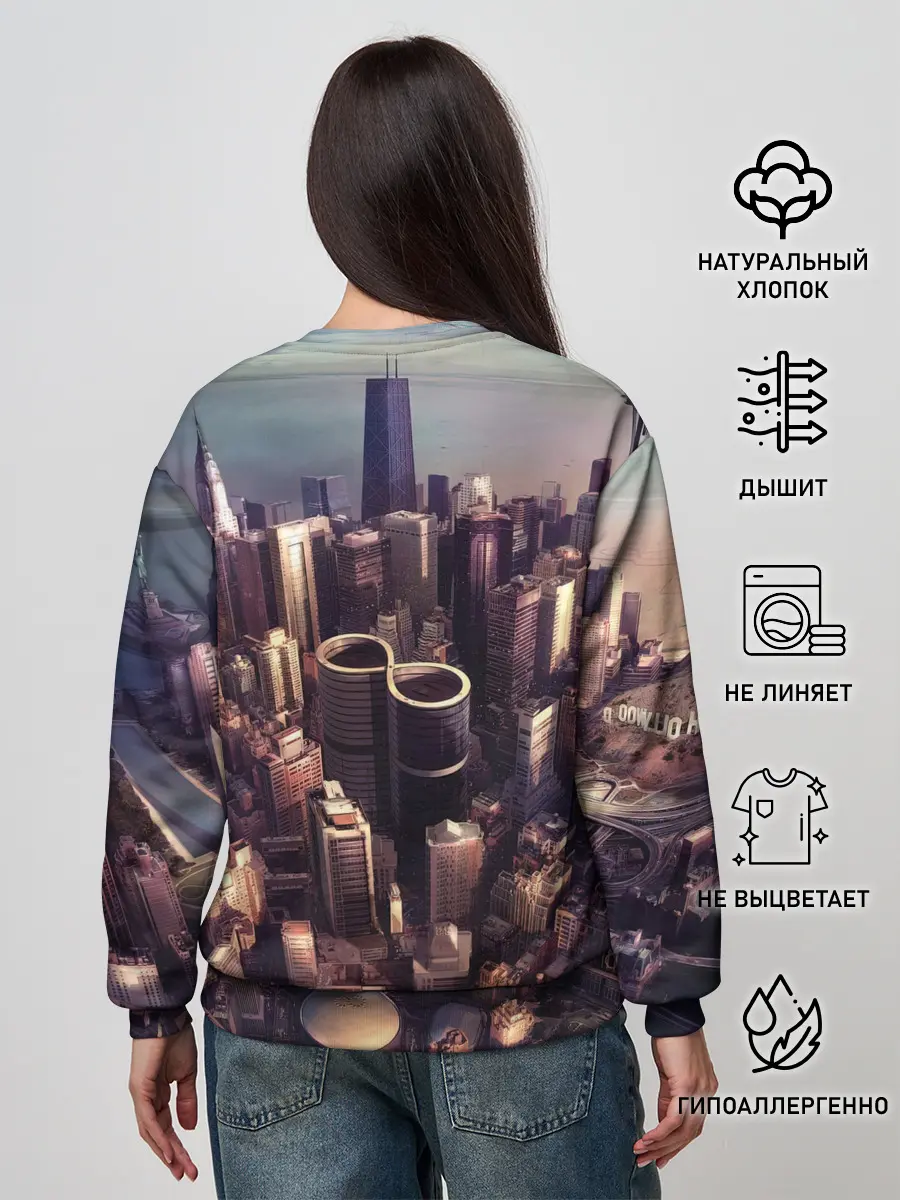 Женский свитшот / Sonic Highways - Foo Fighters