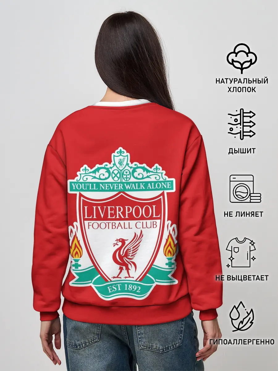 Женский свитшот / F.C. LIVERPOOL