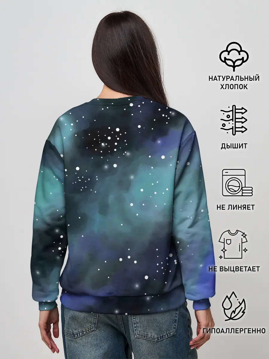 Женский свитшот / Рыбы / Pisces, Знак зодиака