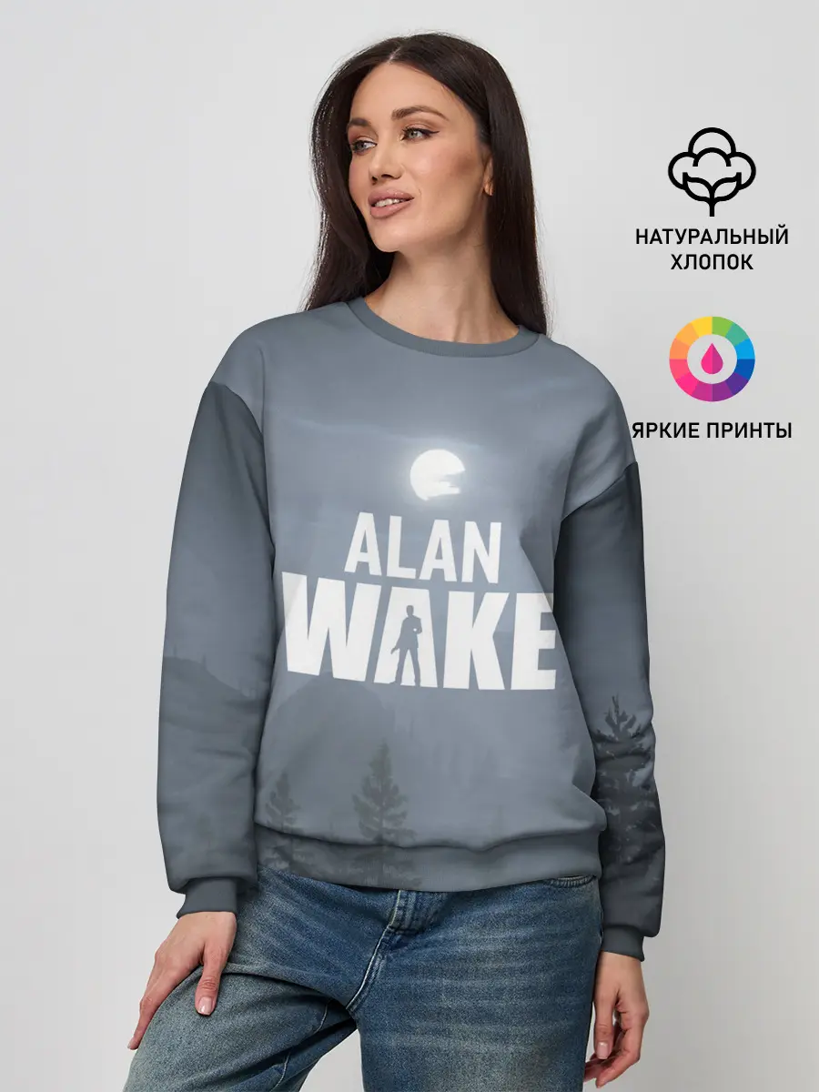 Женский свитшот / Алан Уэйк: Полнолуние