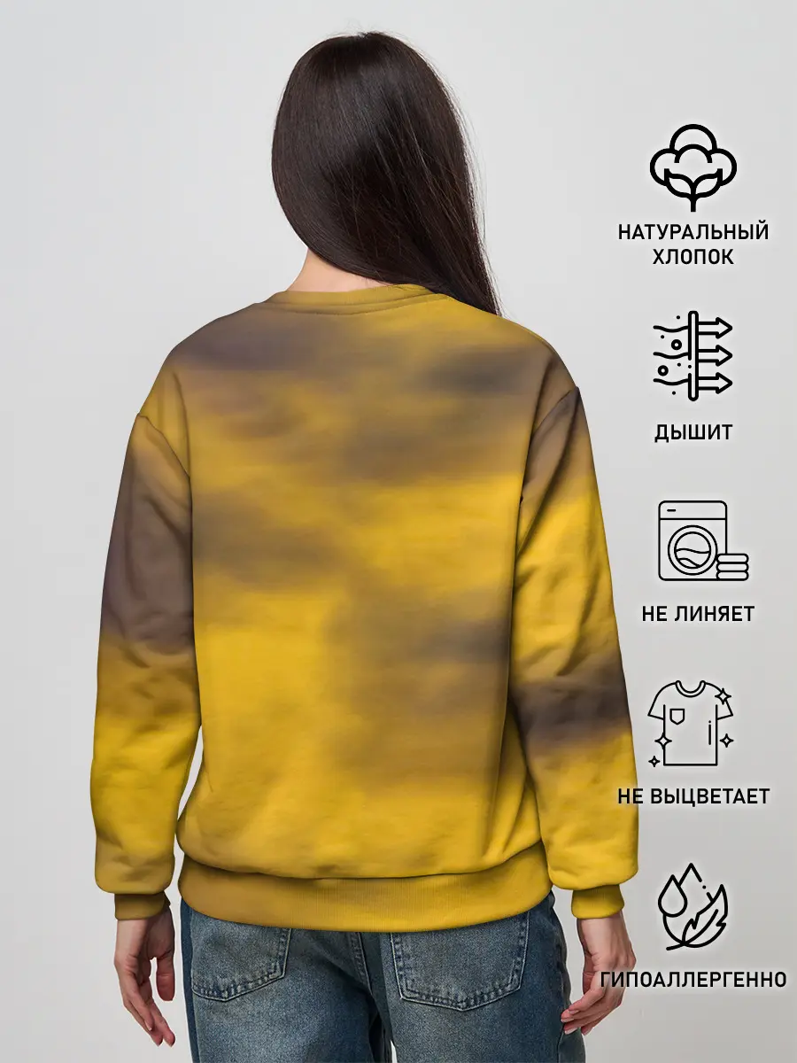 Женский свитшот / Black-Ash Inheritance - In Flames