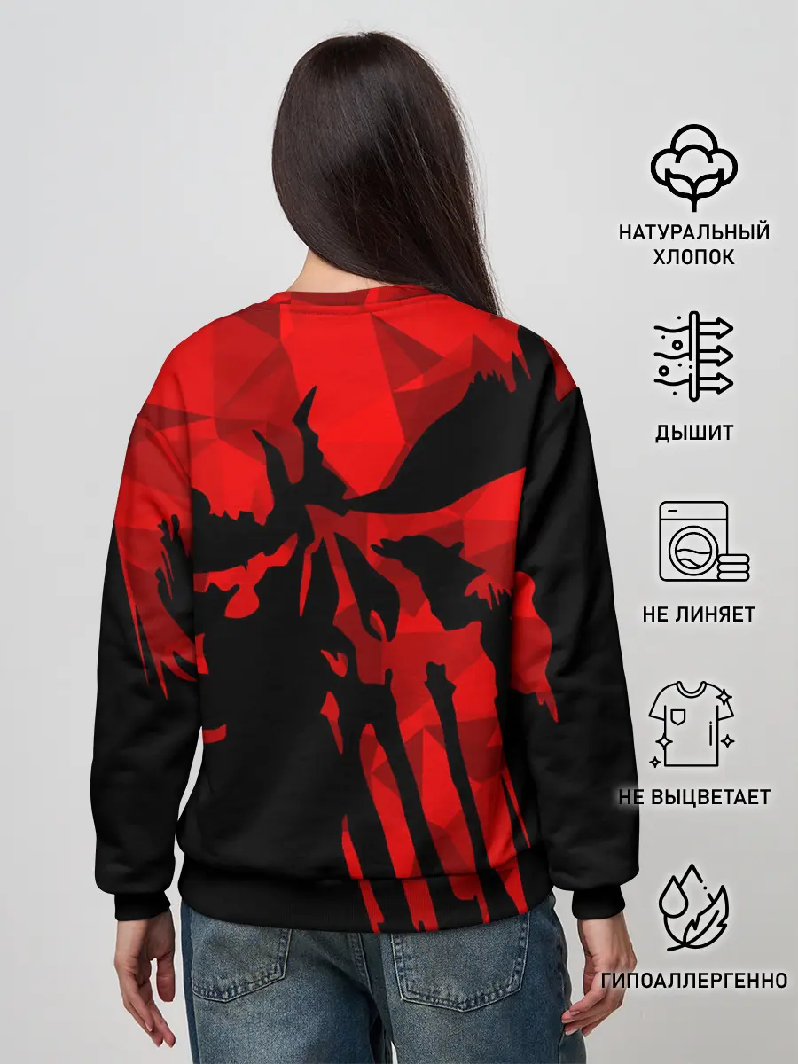 Женский свитшот / Геометрия страха