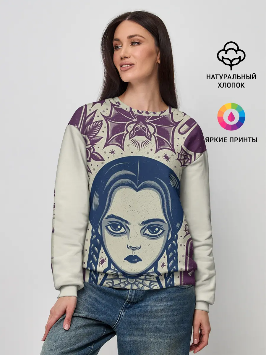 Женский свитшот / THE ADDAMS FAMILY NW2