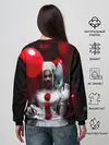 Женский свитшот / Плохая девочка с красными шарами