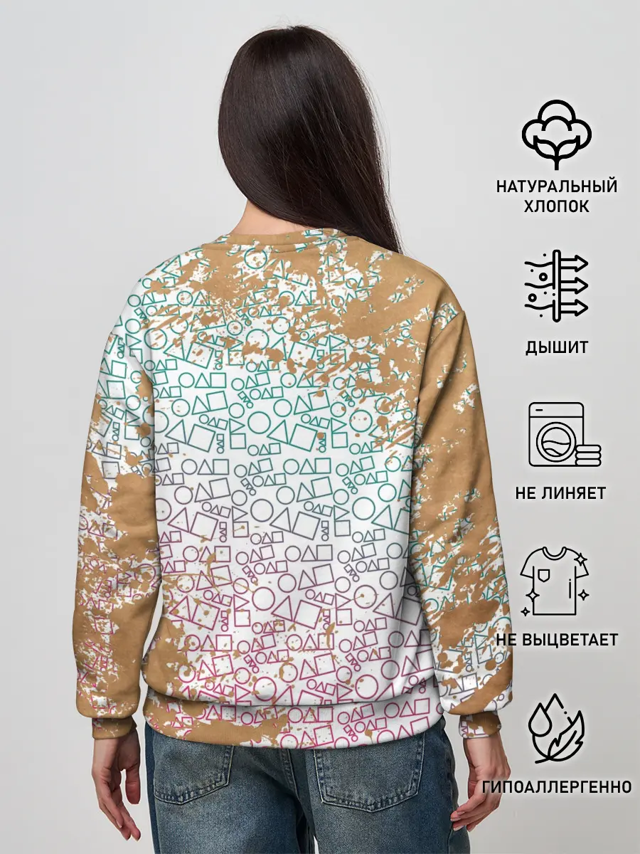 Женский свитшот / Лого / Игра в кальмара