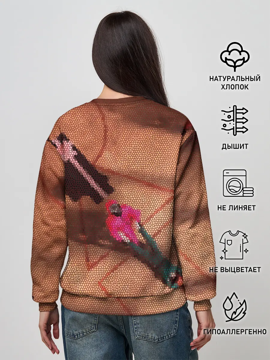 Женский свитшот / Стикерпак / Игра в кальмара