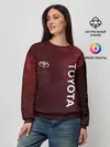 Женский свитшот / TOYOTA | RED GRUNGE