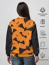 Женский свитшот / ЛЕТУЧАЯ МЫШЬ В ДЕНЬ ХЭЛЛОУИНА