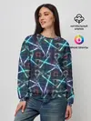 Женский свитшот / неоновый панк