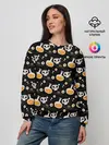 Женский свитшот / Patern Halloween 15