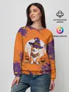 Женский свитшот / КОРГИ НА ХЭЛЛОУИНЕ