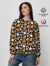 Женский свитшот / Patern Halloween 23