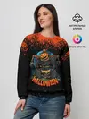 Женский свитшот / ПУГАЛО ИЗ ТЫКВЫ | HALLOWEEN