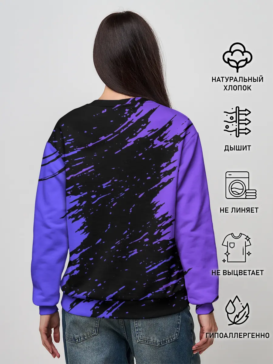 Женский свитшот / Геометри Даш | Geometry Dash