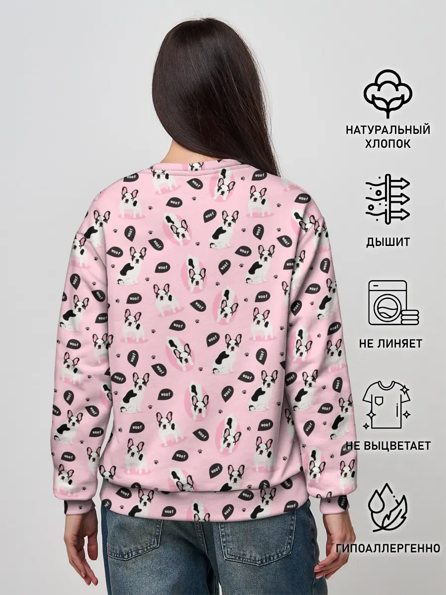 Женский свитшот / Бульдог Французский