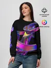 Женский свитшот / Голографический ураган