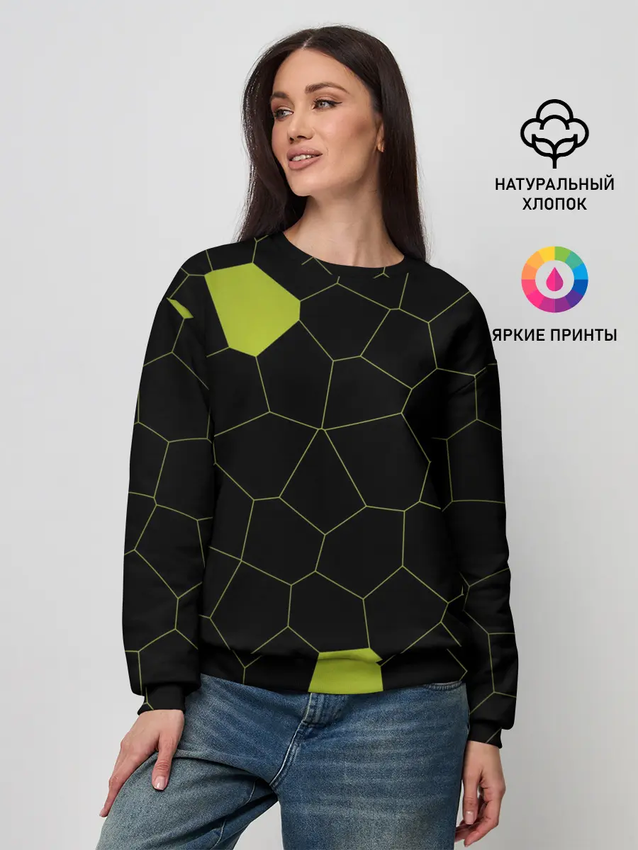 Женский свитшот / Кожа рептилии