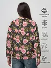 Женский свитшот / Яркие розовые розы