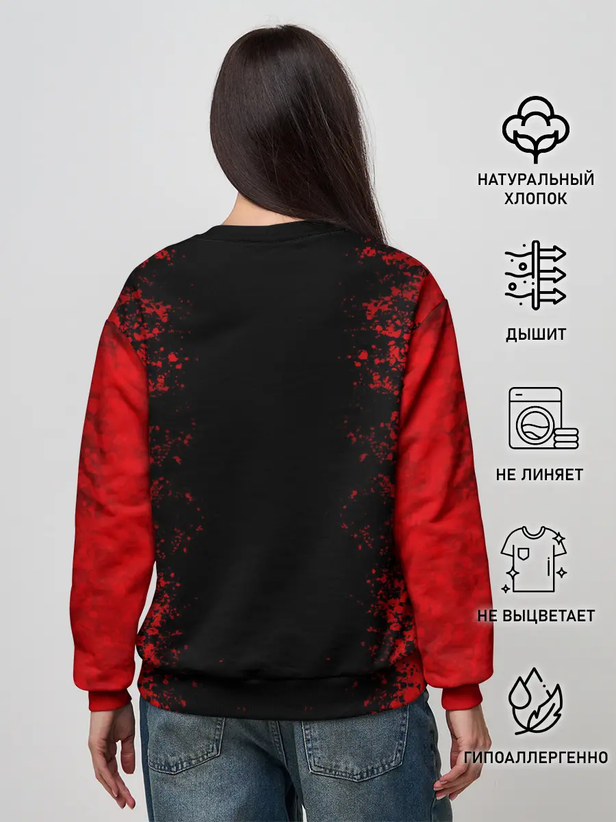 Женский свитшот / Rainbow Six Siege: Опасно для жизни.