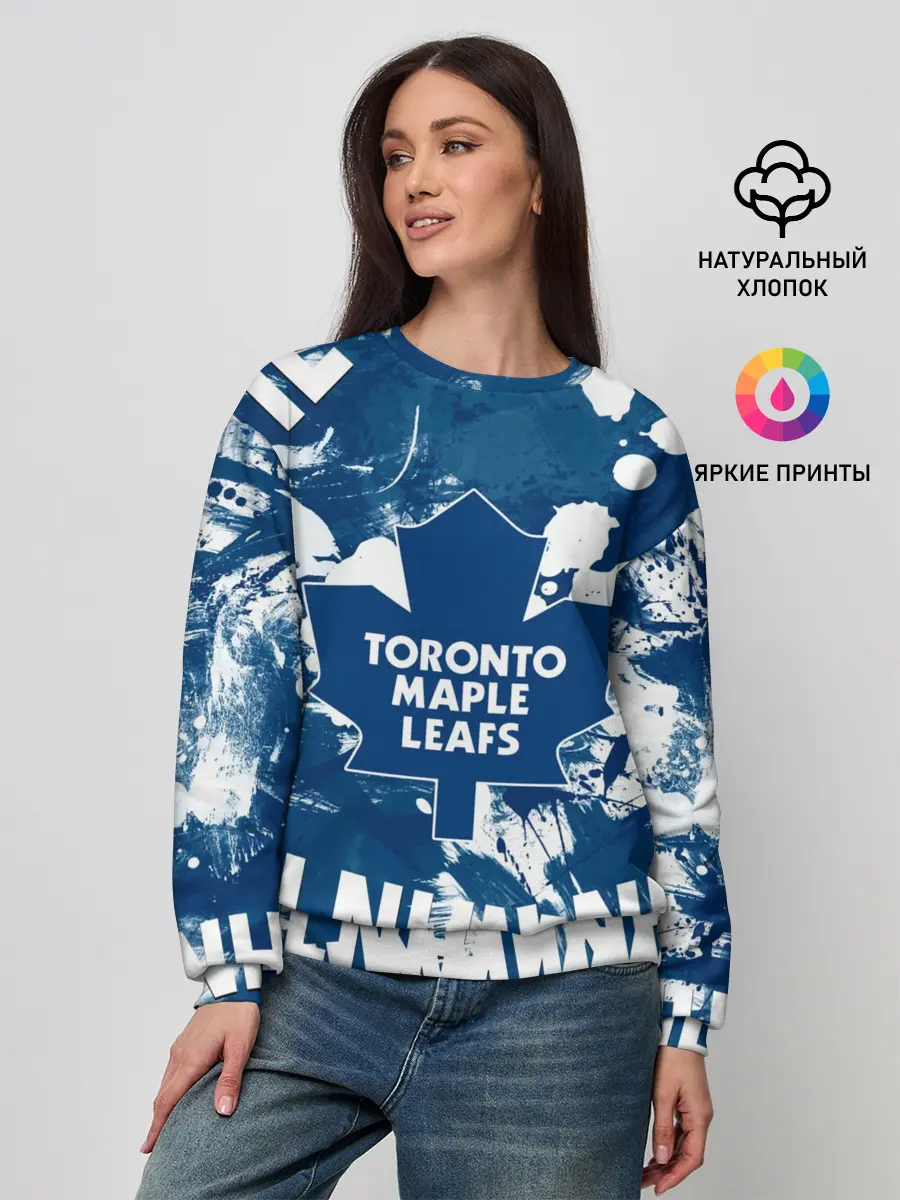 Женский свитшот / Торонто Мейпл Лифс, Toronto Maple Leafs