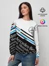 Женский свитшот / MERCEDES-BENZ / МЕРСЕДЕС-БЕНЗ / BLUE