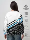 Женский свитшот / MERCEDES-BENZ / МЕРСЕДЕС-БЕНЗ / BLUE