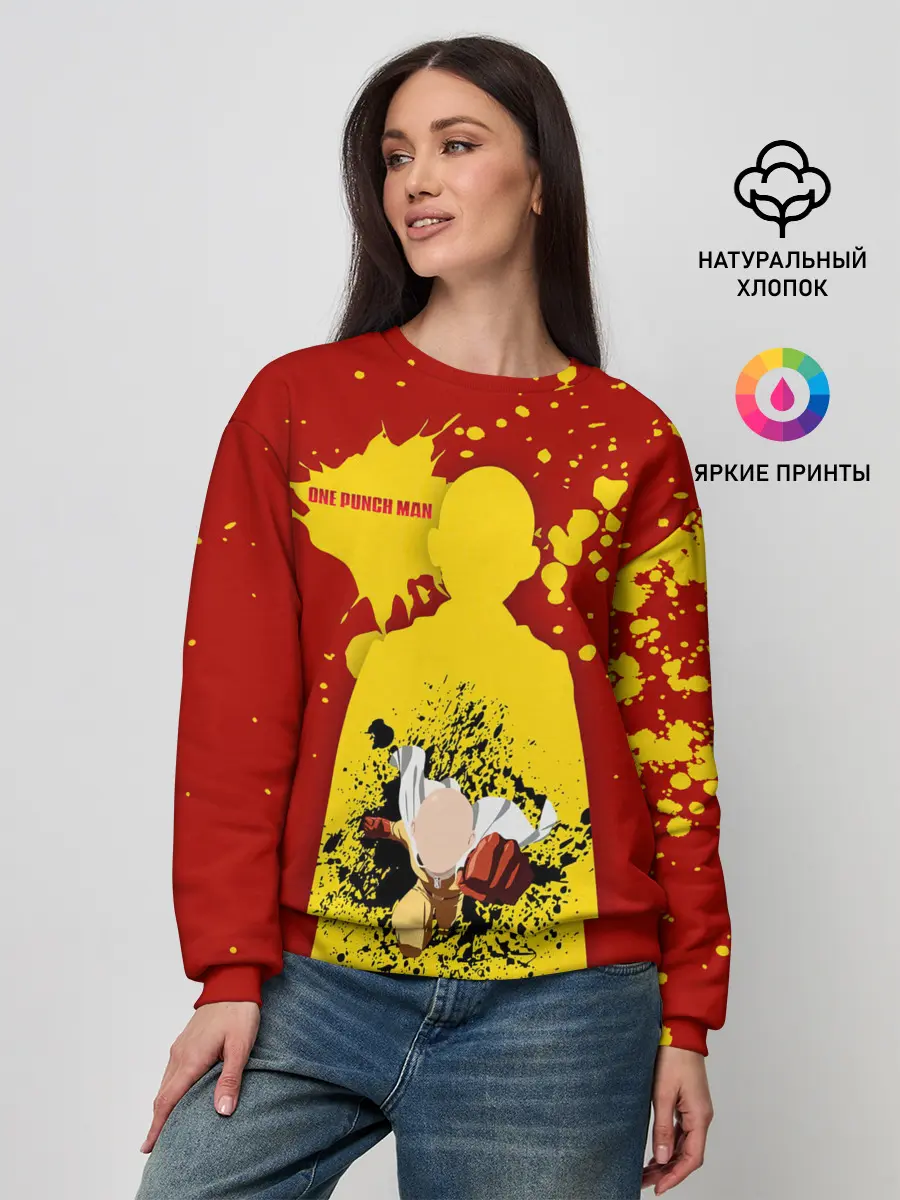 Женский свитшот / Прорыв Сайтамы One Punch-Man