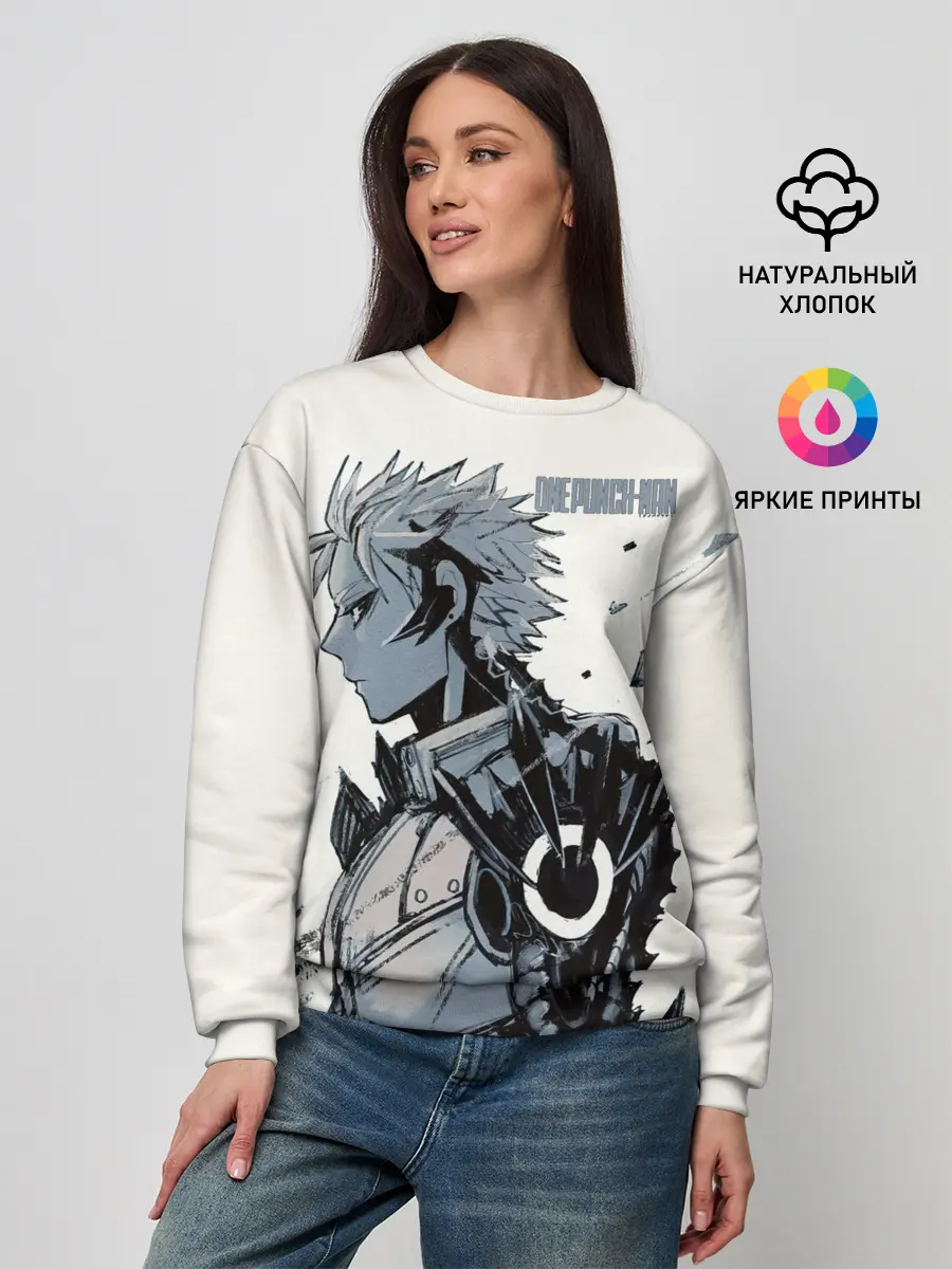 Женский свитшот / One Punch-Man Генос