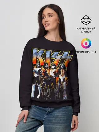 Женский свитшот / Кисс вместе