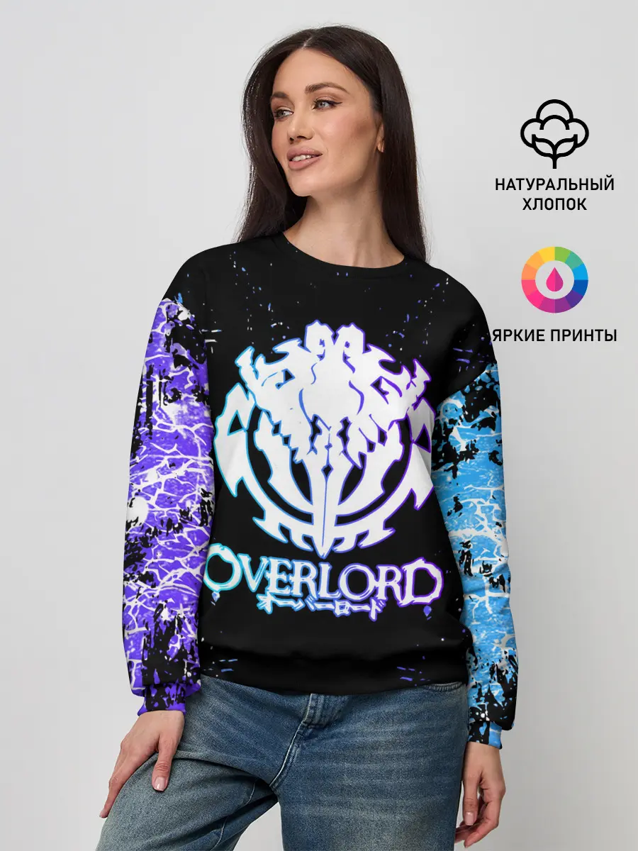 Женский свитшот / OVERLORD | оверлорд neon | НЕОН