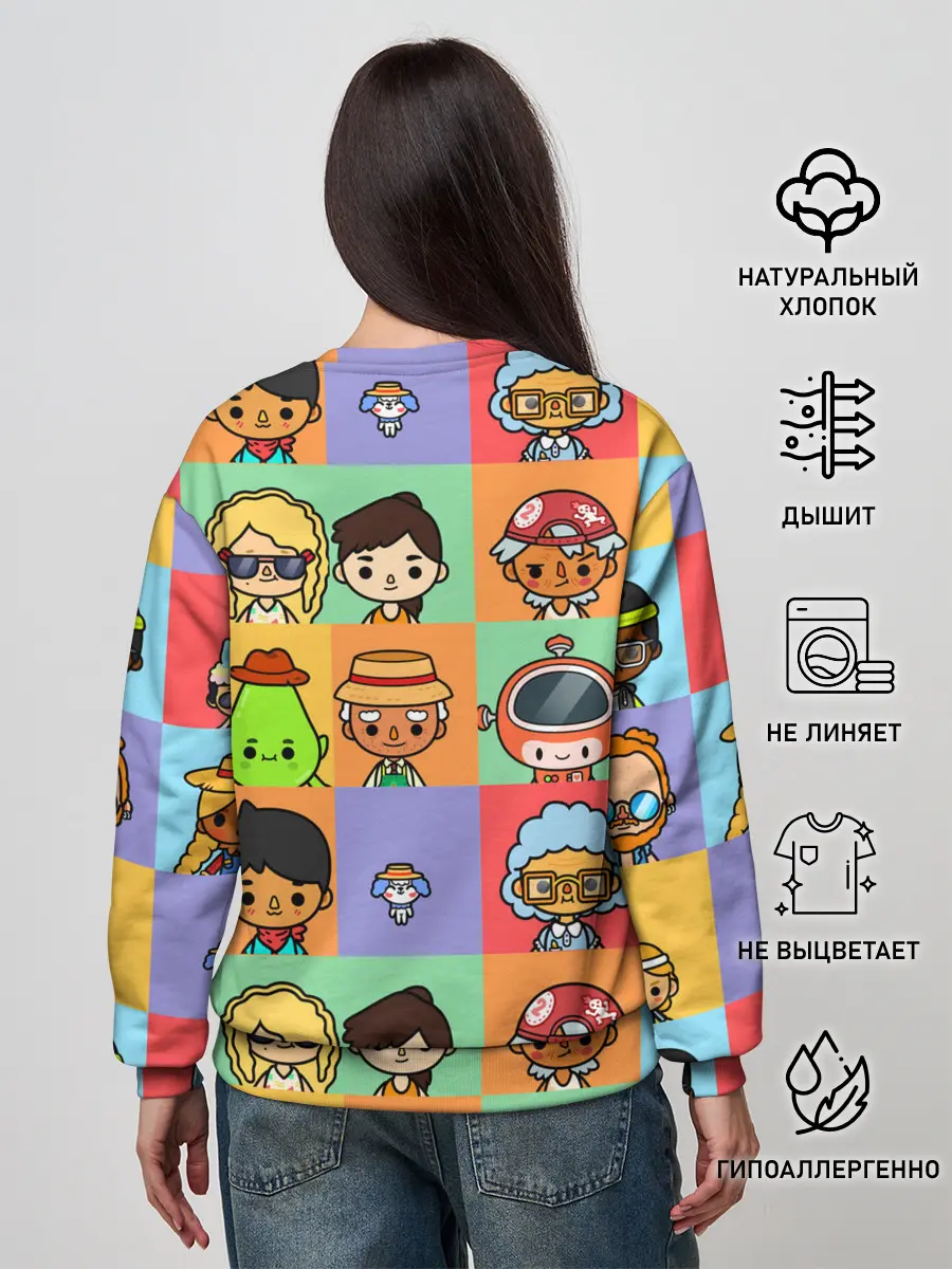 Женский свитшот / TOCA BOCA WORLD HERO