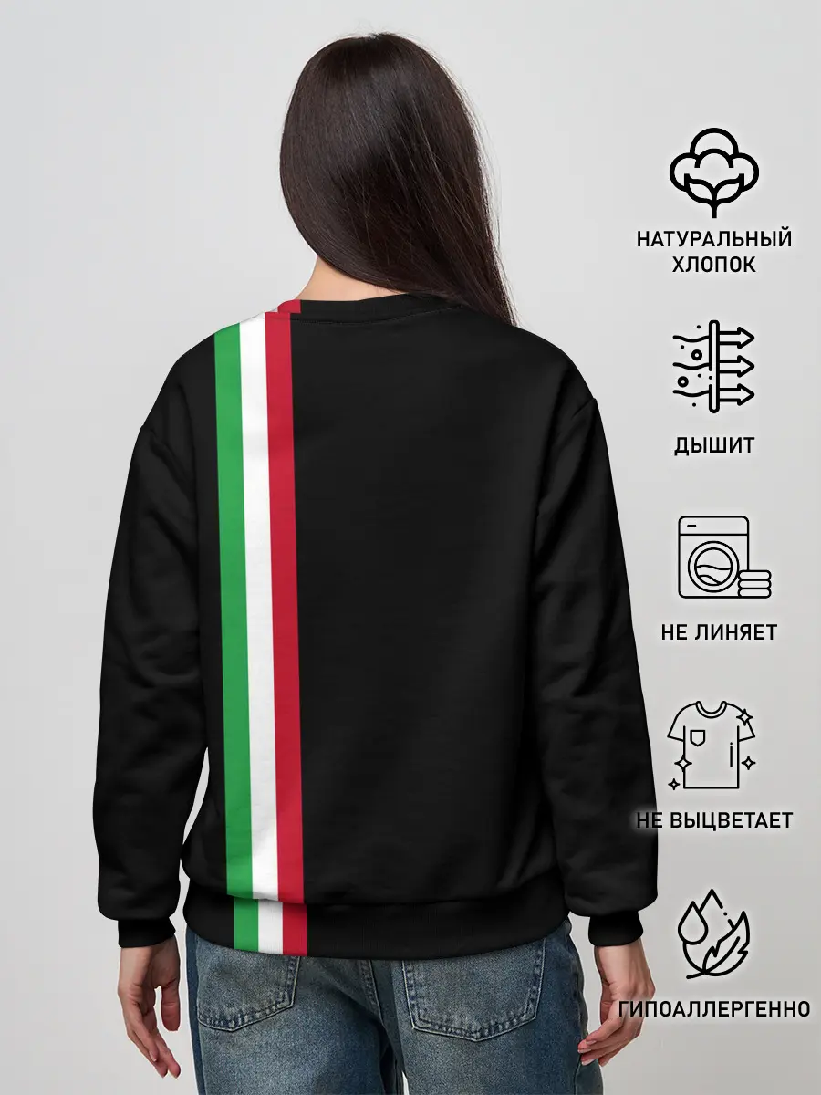 Женский свитшот / DUCATI MOTOCYCLE ITALY LINE