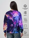 Женский свитшот / НЕОНОВЫЕ КОСМОС / NEON SPACE