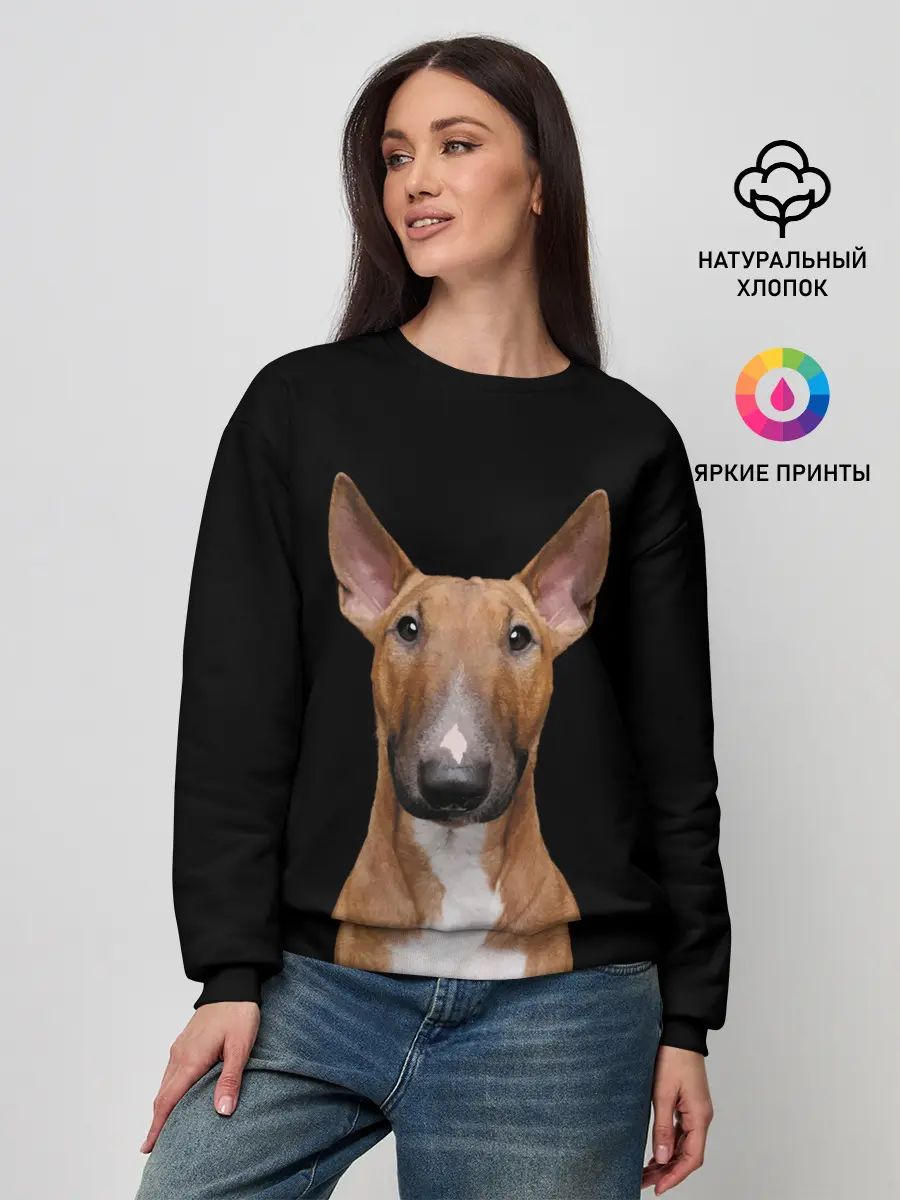 Женский свитшот / Строгий смелый взгляд