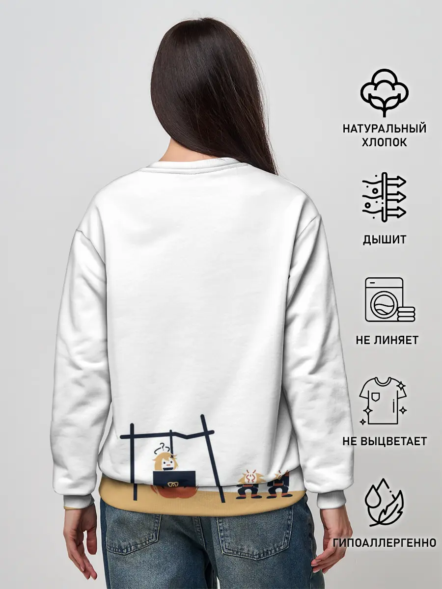 Женский свитшот / ПАЙМОН И ХИЛИЧУРЛЫ